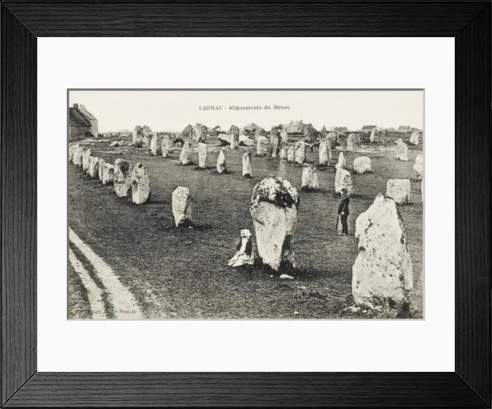 Framed Print : Carnac -. The standing stones at Carnac, Brittany, France Framed Print : Carnac -. The standing stones at Carnac, Brittany, France