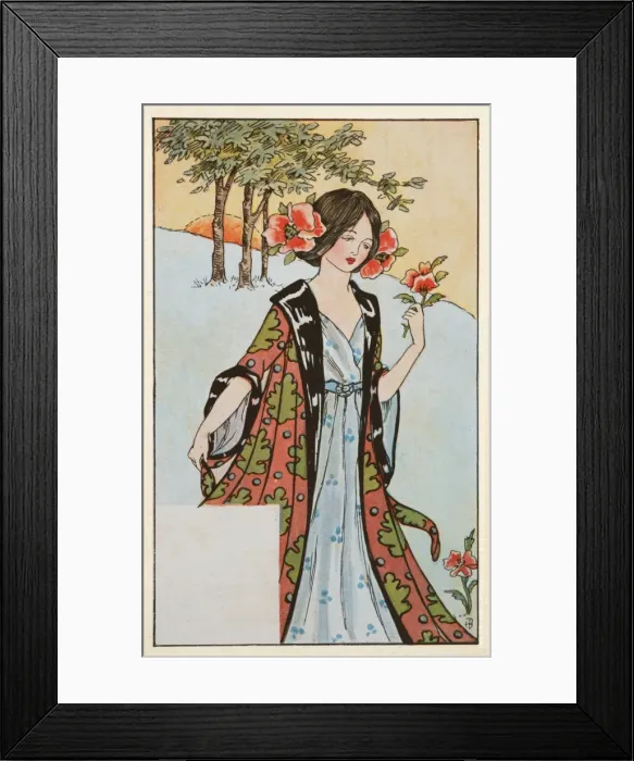 Framed Print : The Flower Admirer Framed Print : The Flower Admirer