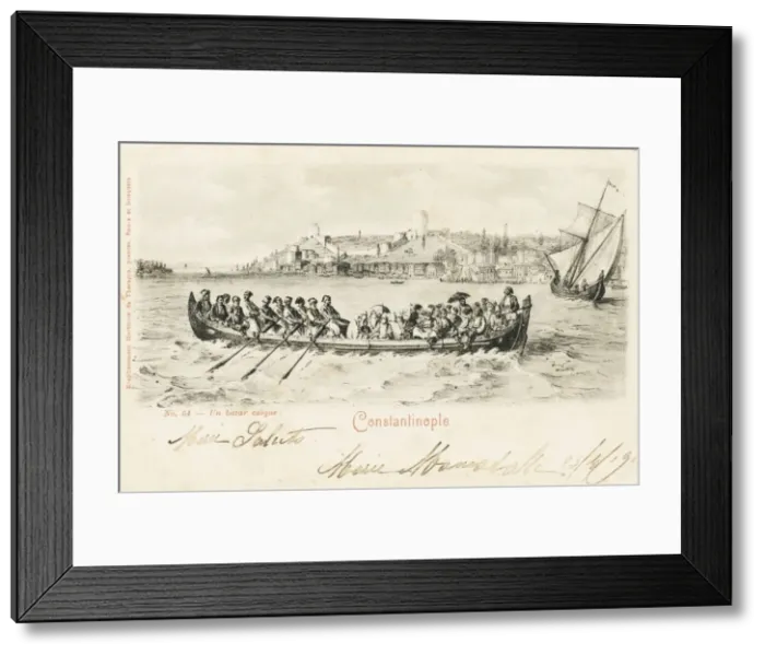 Framed Print : A ferry boat crossing the Bosphorus Framed Print : A ferry boat crossing the Bosphorus