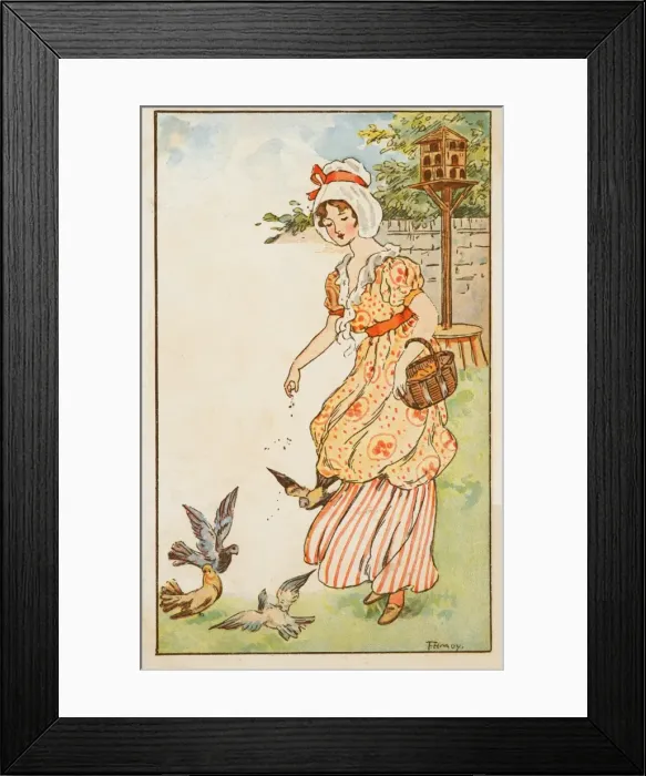 Framed Print : The seed scatterer Framed Print : The seed scatterer