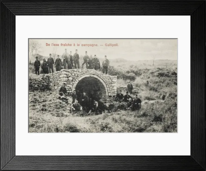 Framed Print : A fresh water spring in the countryside close to Gallipoli