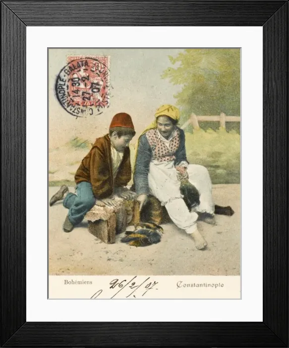 Framed Print : Selling fowl on the street Framed Print : Selling fowl on the street