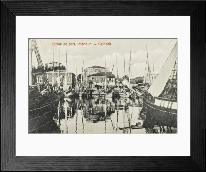 Framed Print : Inner Harbour - gallipoli Framed Print : Inner Harbour - gallipoli