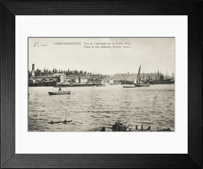 Framed Print : View of the Arsenal on the Golden Horn Framed Print : View of the Arsenal on the Golden Horn