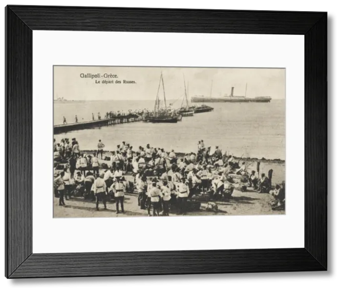Framed Print : Departure of Russian troops from the Dardanelles Framed Print : Departure of Russian troops from the Dardanelles
