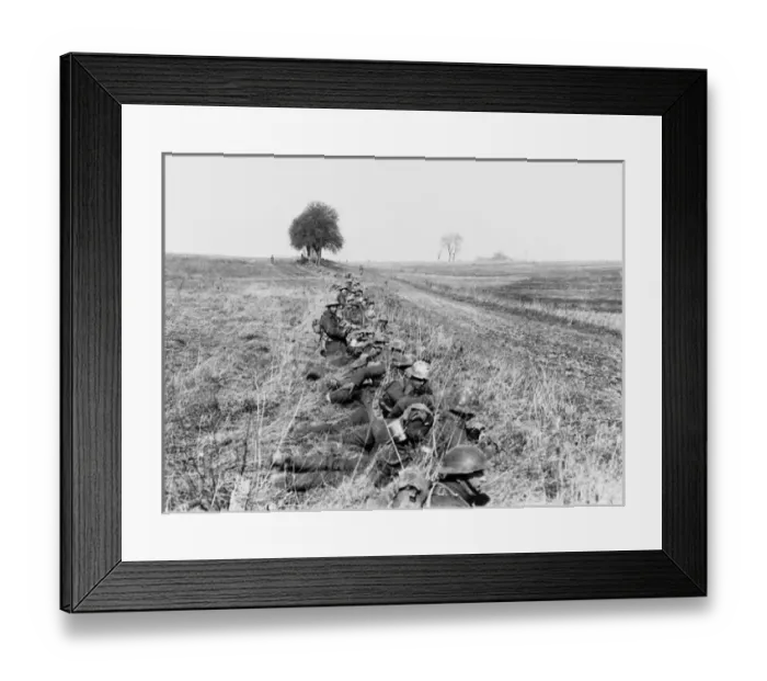 Framed Print : Actions of the Somme Crossings 1918 Framed Print : Actions of the Somme Crossings 1918