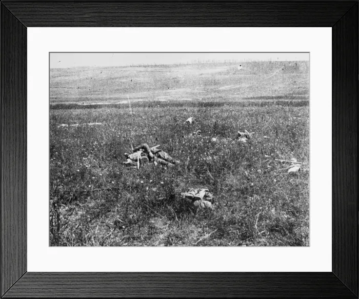Framed Print : British Front in France, 1918 Framed Print : British Front in France, 1918