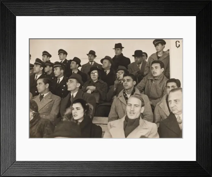 Framed Print : Crowd at a football match - Ankara, 1941 Framed Print : Crowd at a football match - Ankara, 1941