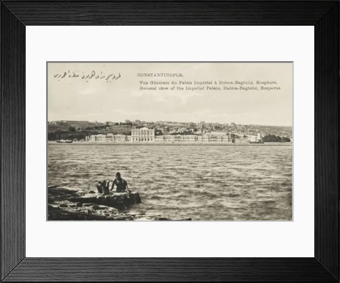 Framed Print : Dolmabahce Palace - view from the Bosphorus