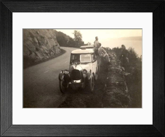 Framed Print : Austin 7 Swallow-bodied saloon Framed Print : Austin 7 Swallow-bodied saloon