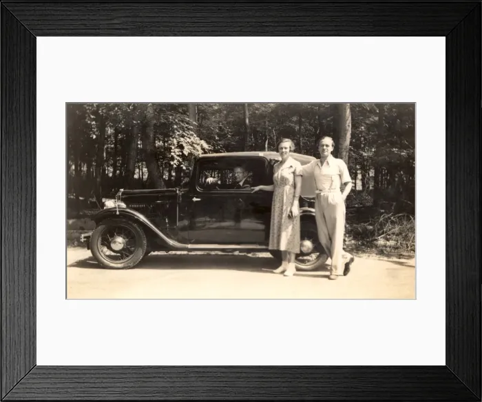 Framed Print : An Austin 10 Drop Head Coupe Framed Print : An Austin 10 Drop Head Coupe