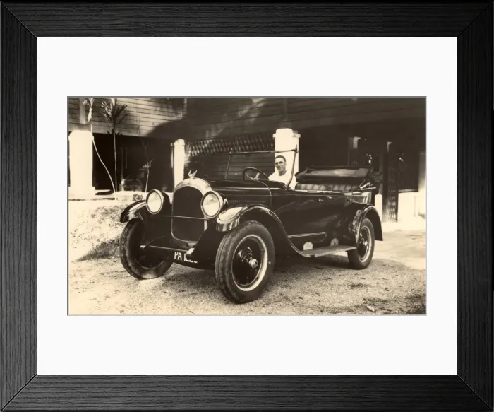 Framed Print : Large open-top sports car Framed Print : Large open-top sports car