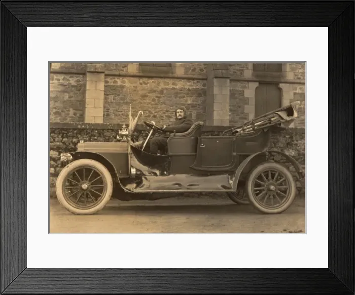 Framed Print : Large open-top roadster car Framed Print : Large open-top roadster car