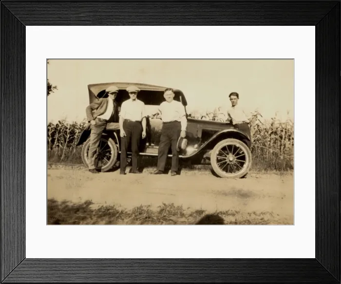 Framed Print : Vintage Car Framed Print : Vintage Car