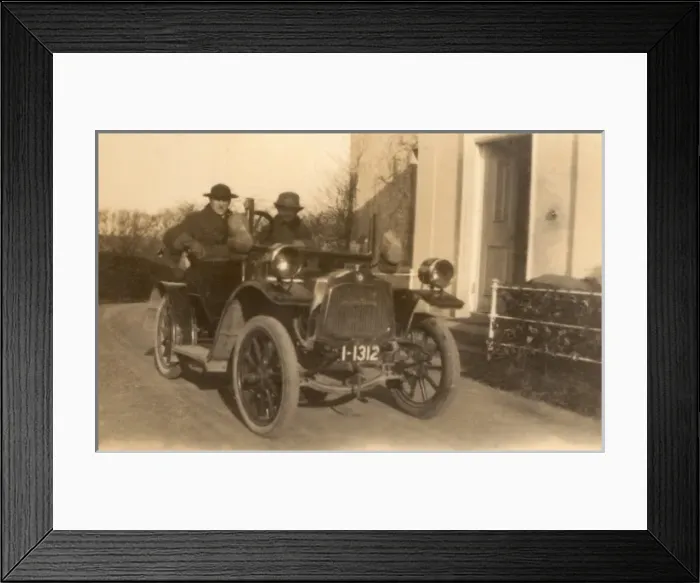 Framed Print : Early car - off for a spin Framed Print : Early car - off for a spin
