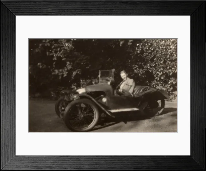 Framed Print : Small three-wheeled car Framed Print : Small three-wheeled car