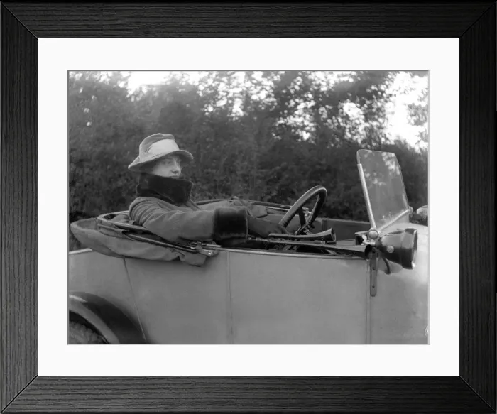 Framed Print : Sports car driver Framed Print : Sports car driver