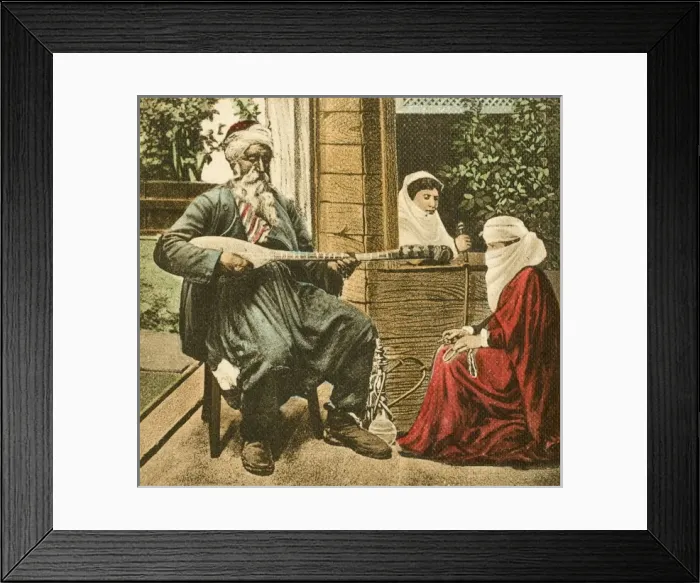 Framed Print : Bosnia - Summer evening music Framed Print : Bosnia - Summer evening music