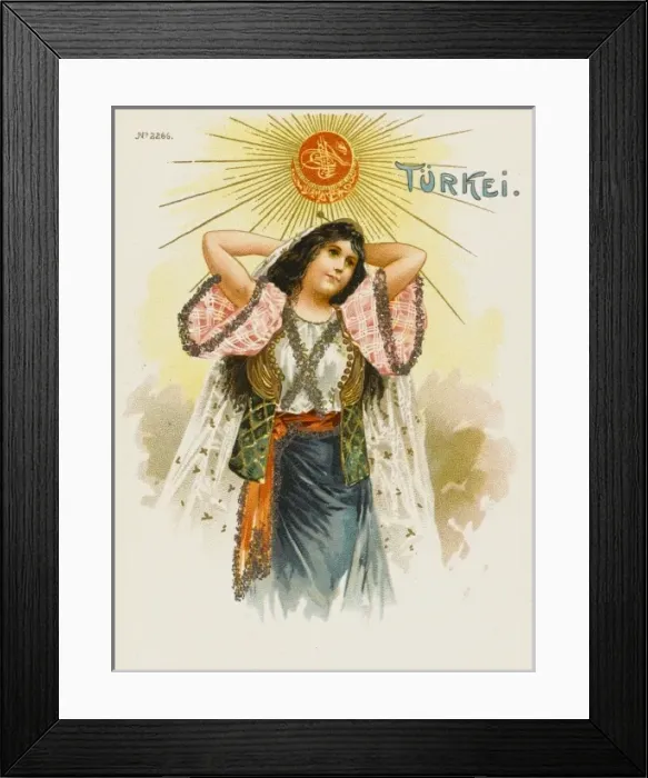 Framed Print : Beauty of the Turkish Harem Framed Print : Beauty of the Turkish Harem