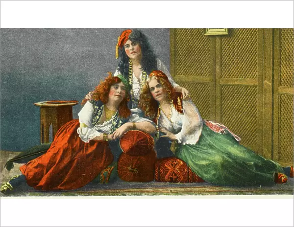 Three women of the Turkish Harem