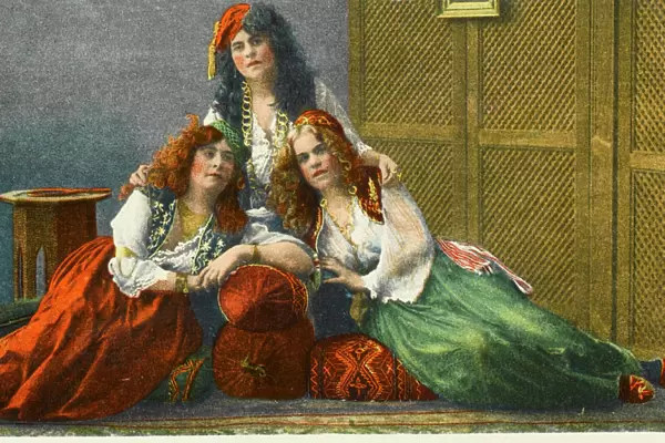 Three women of the Turkish Harem