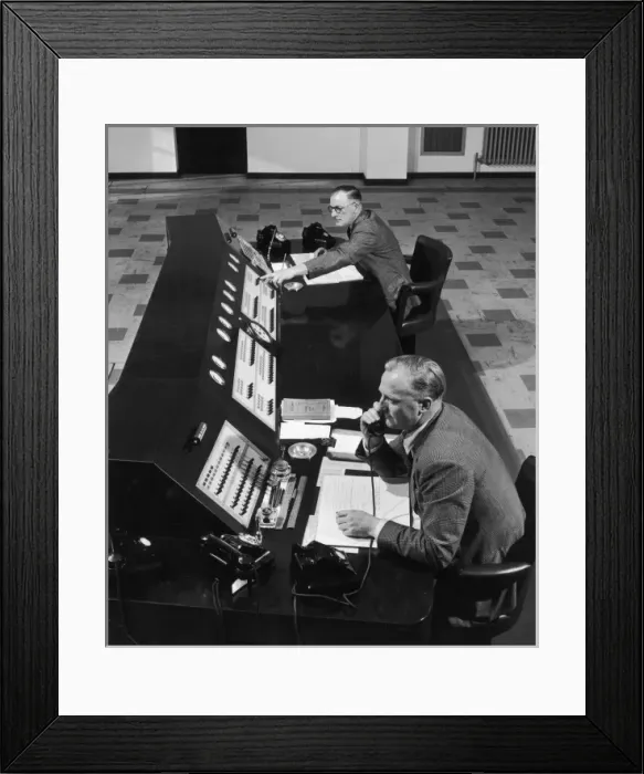 Framed Print : Two Men at Work Framed Print : Two Men at Work