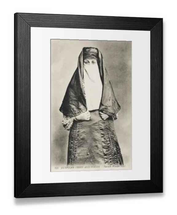 Framed Print : Turkish woman in Egypt Framed Print : Turkish woman in Egypt