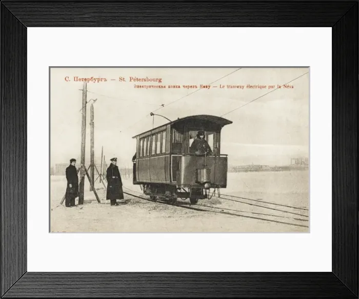 Framed Print : Electric Tramway - St. Petersburg, Russia Framed Print : Electric Tramway - St. Petersburg, Russia