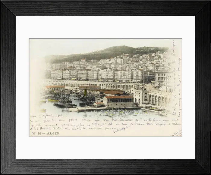 Framed Print : Algeria - Algiers - The Waterfront Framed Print : Algeria - Algiers - The Waterfront