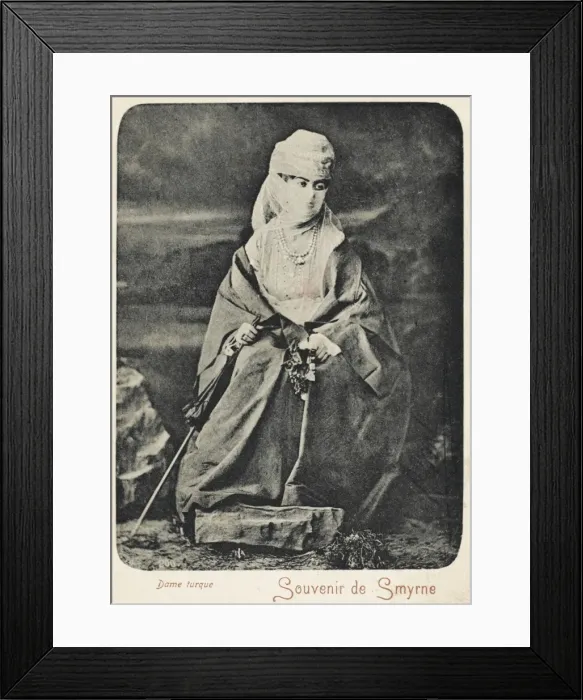 Framed Print : Turkish woman from Smyrna (Izmir) Framed Print : Turkish woman from Smyrna (Izmir)