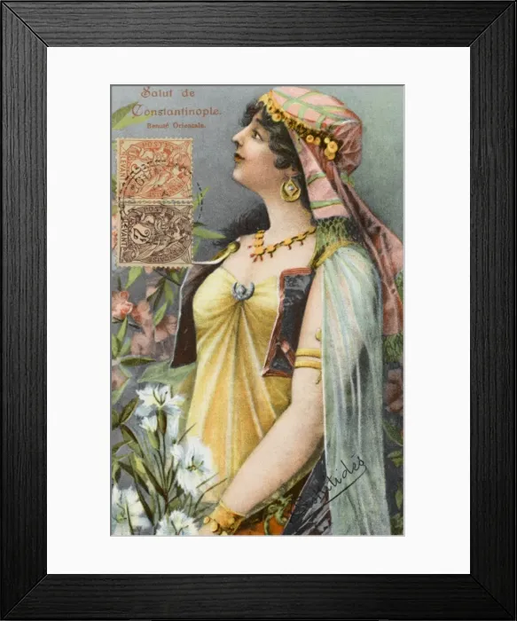 Framed Print : Oriental Beauty from Constantinople Framed Print : Oriental Beauty from Constantinople