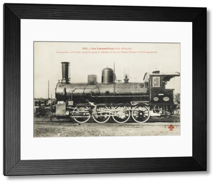 Framed Print : Turkish railway locomotive Framed Print : Turkish railway locomotive