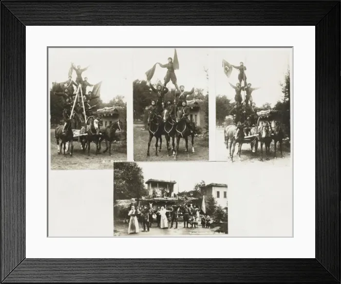 Framed Print : Patriotic Black Sea Turkish Horse Display Team Framed Print : Patriotic Black Sea Turkish Horse Display Team