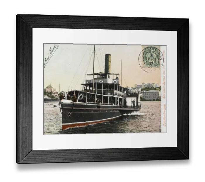 Framed Print : Constantinople to Princes Islands Ferry Framed Print : Constantinople to Princes Islands Ferry