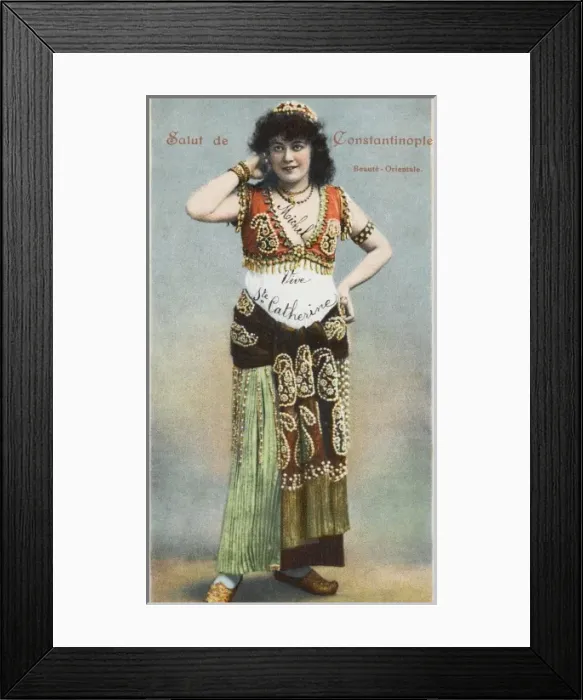 Framed Print : Oriental Turkish Beauty from Constantinople Framed Print : Oriental Turkish Beauty from Constantinople