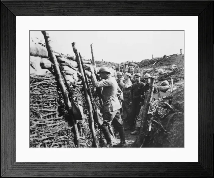 Framed Print : French Front 1915 Framed Print : French Front 1915