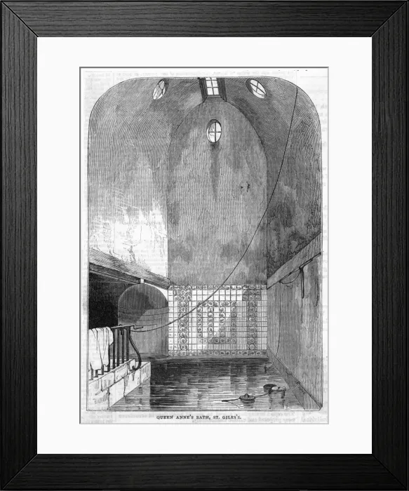 Framed Print : Queen Annes Bath, Holborn, London Framed Print : Queen Annes Bath, Holborn, London