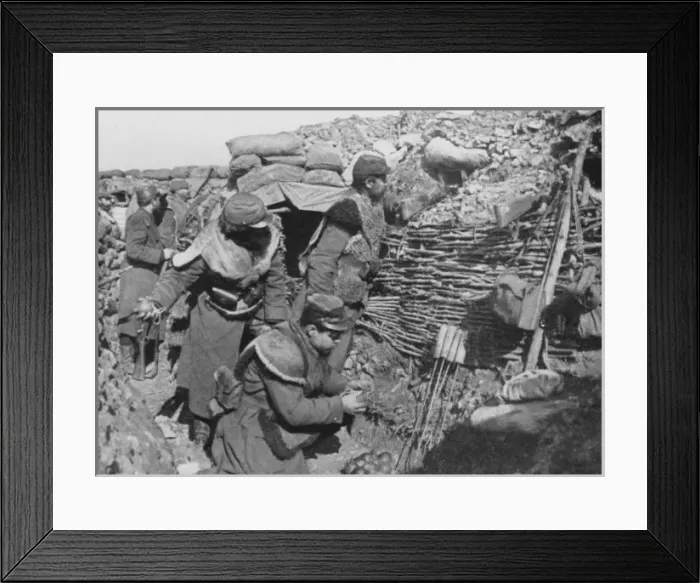 Framed Print : French Front 1915 Framed Print : French Front 1915