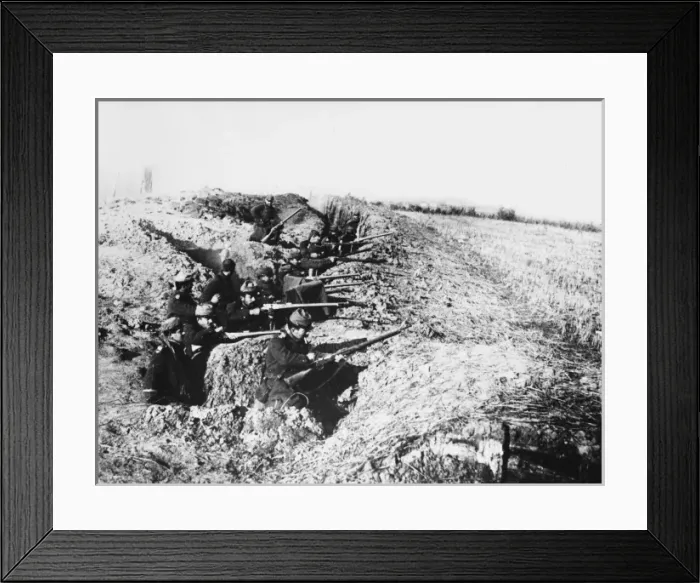 Framed Print : French Front 1915 Framed Print : French Front 1915