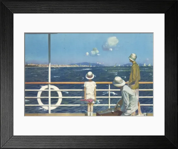 Framed Print : Approaching Bombay by sea Framed Print : Approaching Bombay by sea