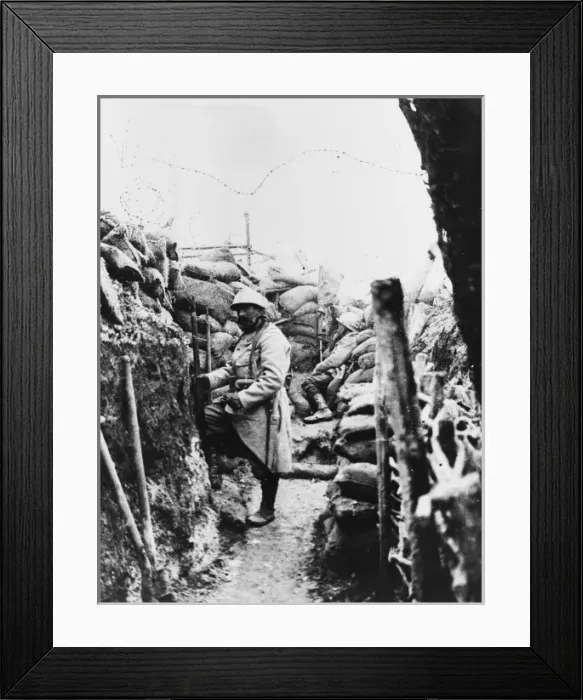 Framed Print : French Front 1915 Framed Print : French Front 1915