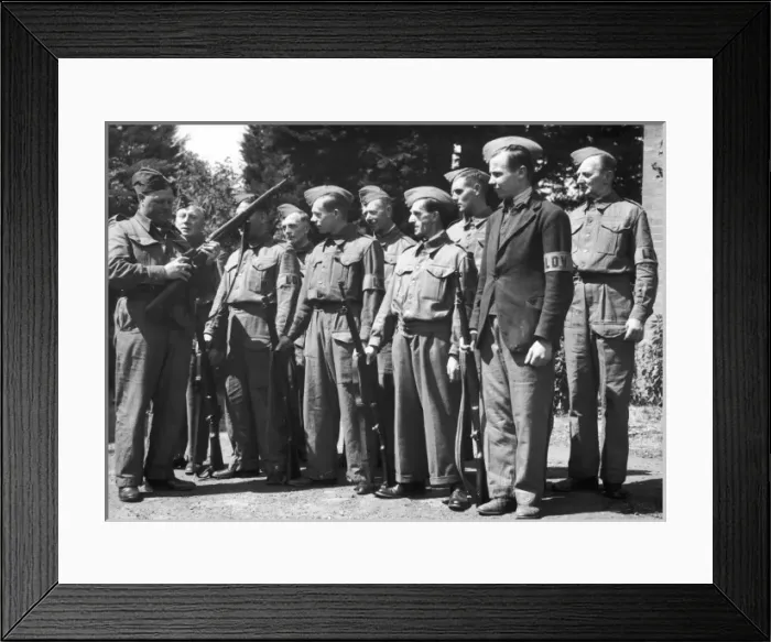 Framed Print : Home Guard World War II