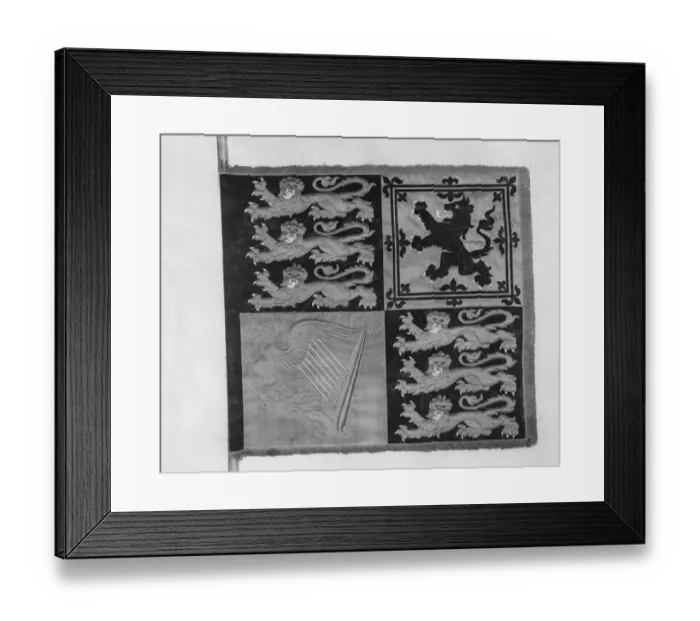 Framed Print : Garter banner of King George V Framed Print : Garter banner of King George V