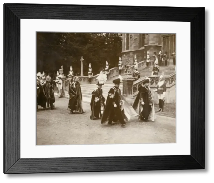 Framed Print : Prince of Wales (later Edward VIII) Knight of the Garter Framed Print : Prince of Wales (later Edward VIII) Knight of the Garter