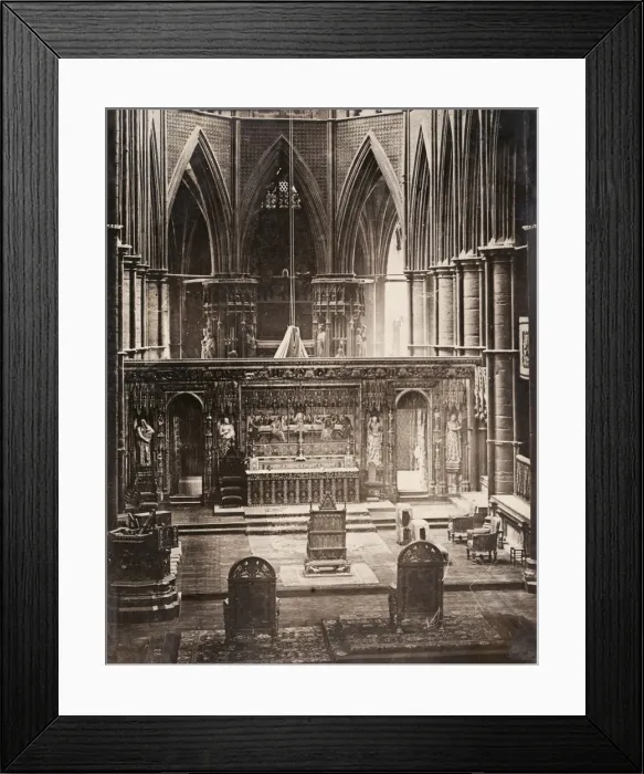 Framed Print : Westminster Abbey, ready for Coronation of George V Framed Print : Westminster Abbey, ready for Coronation of George V