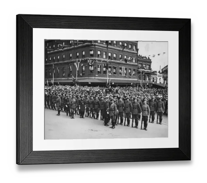 Framed Print : Duke and Duchess of York on Anzac Day Framed Print : Duke and Duchess of York on Anzac Day