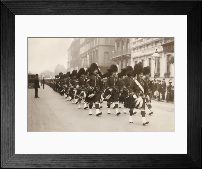 Framed Print : Colonial Troops presented with Coronation Medal Framed Print : Colonial Troops presented with Coronation Medal