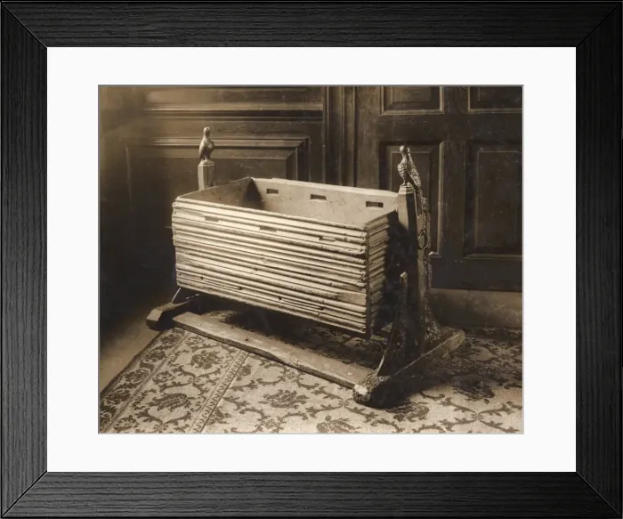 Framed Print : Cradle of Henry V, donated by George V