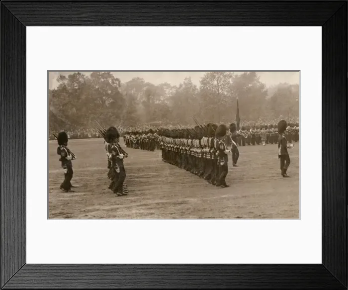 Framed Print : Trooping the Colour on George Vs Birthday Framed Print : Trooping the Colour on George Vs Birthday