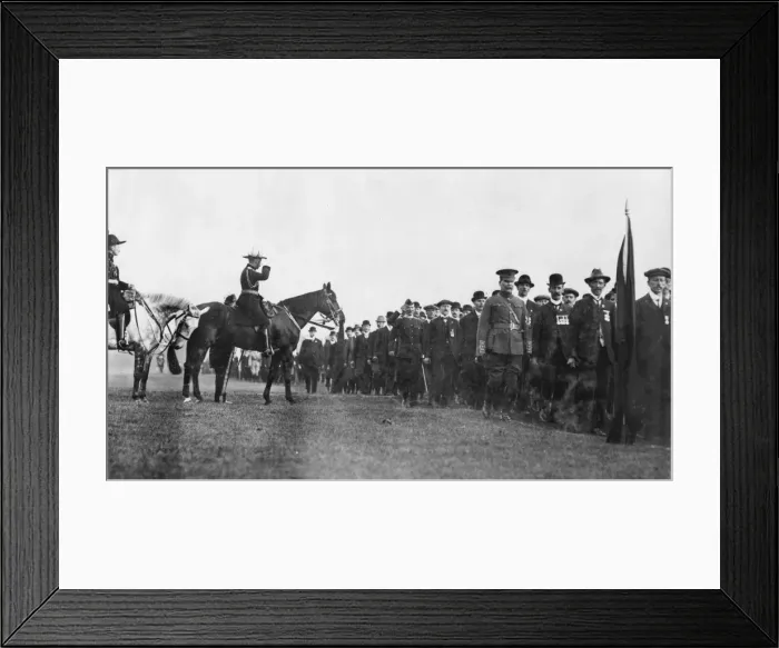 Framed Print : George V reviewing Army Reserve in Hyde Park Framed Print : George V reviewing Army Reserve in Hyde Park